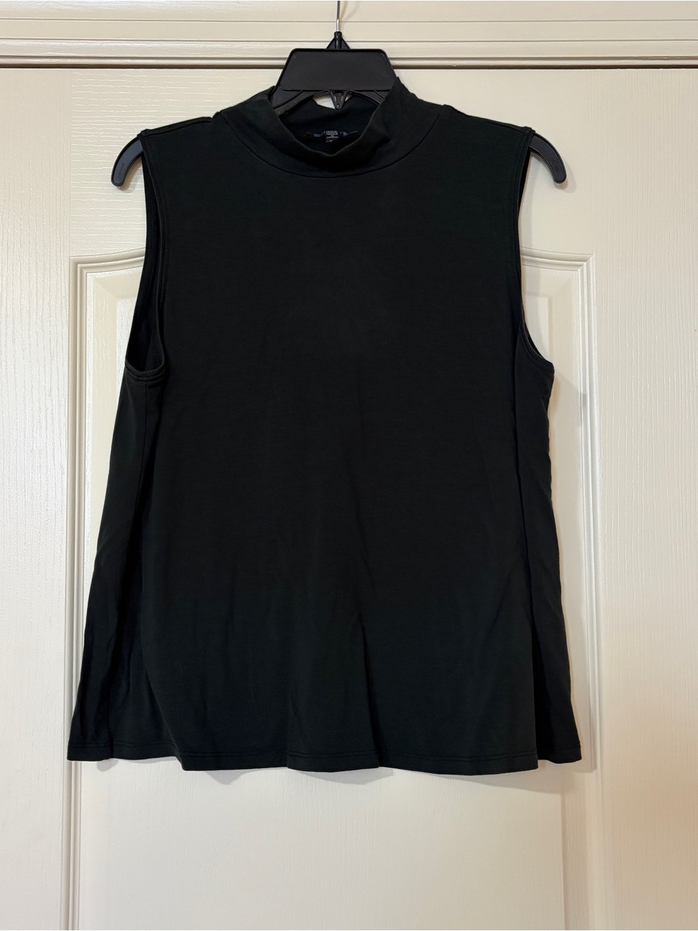 Sleeveless Mock Neck Tank Top
